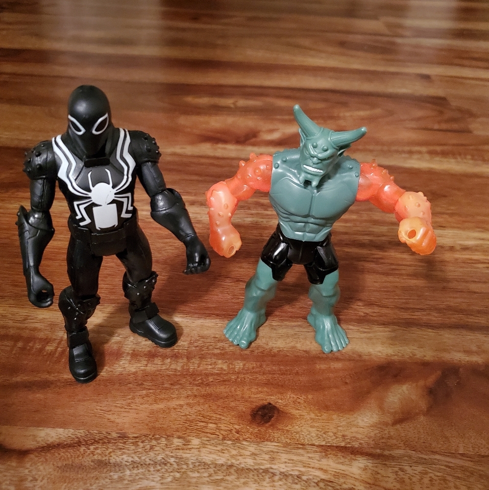 Venom and green goblin